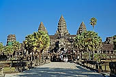 Angkor Wat temple, the third enclosure, the west terrace, the so-called Grand Terrace.